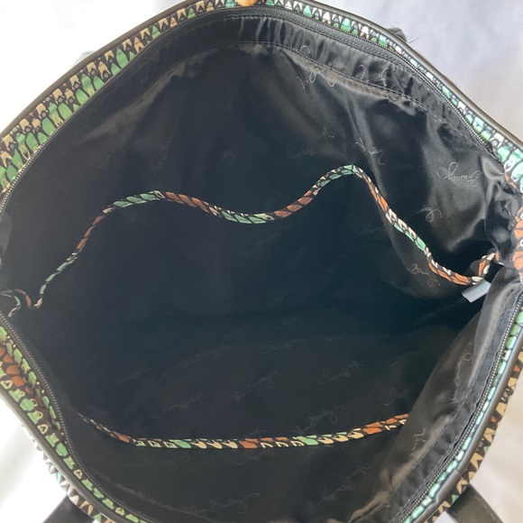 Vera Bradley Trimmed Sierra StreamTote Travel Bag - Picture 13 of 15